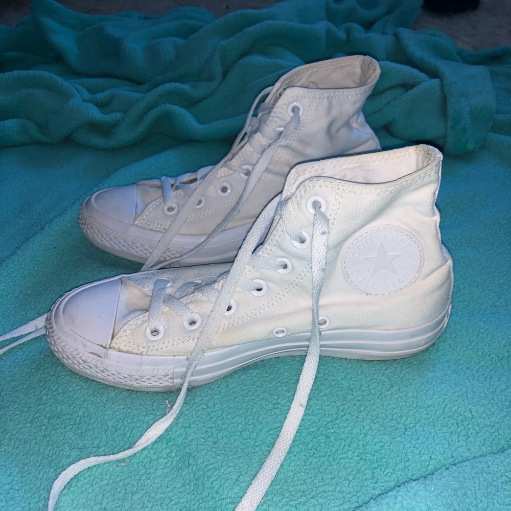 White high top Converse
